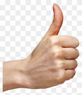 Free Clipart Hands - Transparent Background Thumb Up Png