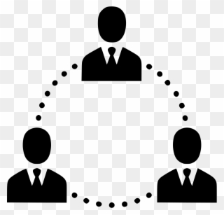 People Community Team Users Connection Svg Png - Connecting People Icon Png Clipart