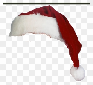 Santa Hat Clipart Real - Transparent Santa Claus Hat - Png Download