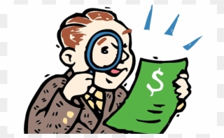 Man Looking At Budget - Budget Approved Clipart