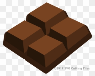Dollar Downloads Chunk Of Chocolates - Chocolate Clipart