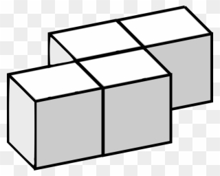 Promoworx Ltd Three-dimensional Space Tetris Cube Line - 3d Cube Rectangle Block Clipart