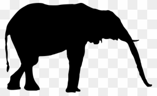 Onlinelabels Clip Art Elephant - Elephant - Png Download