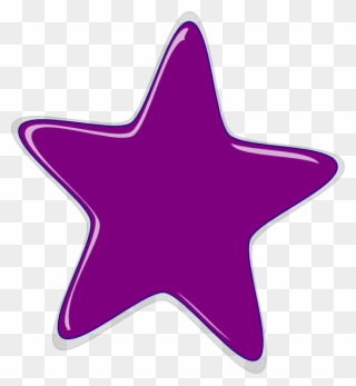 Purple Star - Purple Star Png Clipart