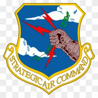 Emblem Of Strategic Air Command - Strategic Air Command Patch Clipart
