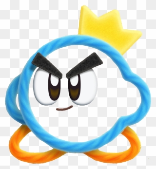 Prince Fluffbig - Prince Fluff Kirby Star Allies Clipart