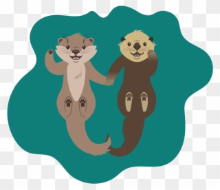 Otter Clipart Transparent - Clip Art Otter Transparent - Png Download