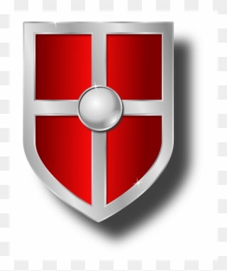 Clip Arts Related To - Shield With Cross Png Transparent Png
