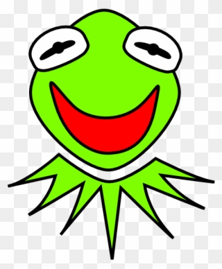 Kermit The Frog Clipart - Kermit The Frog Head Transparent Background - Png Download
