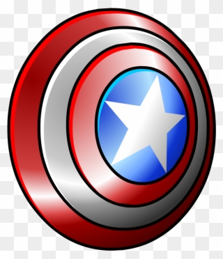 Captain America Shield - Captain America's Shield Png Clipart