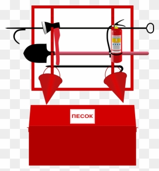 Fire Fighting Equipment Stand Clipart