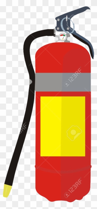 Fire Extinguishers - Fire Extinguisher Gas Vector Clipart
