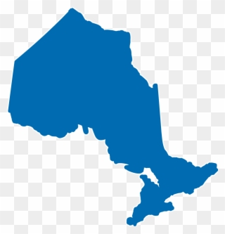 Voting District - Province Of Ontario Outline Clipart