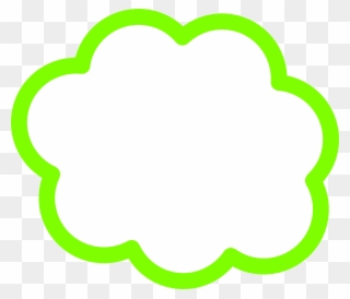 This Free Clip Arts Design Of Green Cloud - .com - Png Download