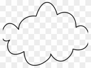 Free Cloud Clipart - Drawing Of A Cloud Transparent - Png Download