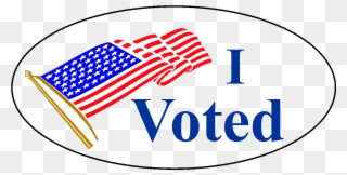 Clipart Royalty Free Stock Election Information - Voted Today - Png Download