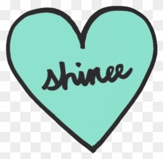 Shinee Sticker Kpop Music Shawol Heart Korean Jonghyun - Shinee Stickers Png Clipart