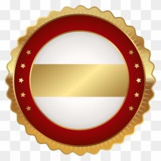 Red Gold Circle Vector Clipart