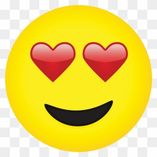 Heart Eyes Emoji Transparent Www Imgkid Com The Image - High Resolution Emoji Hd Clipart
