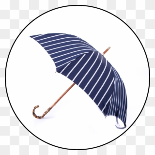 Maglia Francesco Navy Pinstripe Umbrella With Bamboo - Francesco Maglia Umbrella Price Clipart