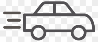 Car Transportation - Car Outline Transparent Clipart