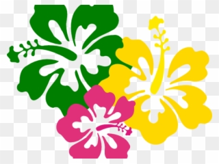 Decorations Clipart Hawaii - Hibiscus Clip Art - Png Download
