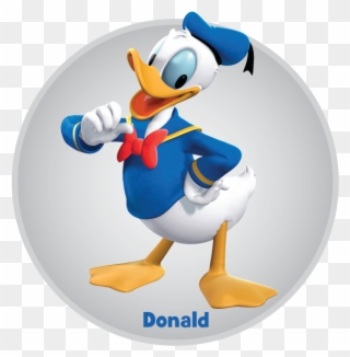 Donald Duck Is A Clever And Energetic Fellow, With - Donald Duck Png Clipart