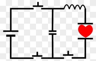 A Circuit Diagram Showing The Simplest Defibrillator - Defibrillator Circuit Diagram Clipart