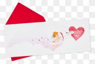 Happy Heart Day Cupid Mini Pop Up Valentine's Day - Valentine's Day Clipart