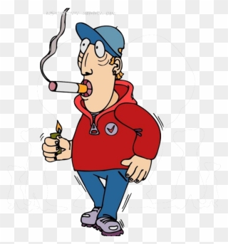 Smoking Cessation Man - Person Smoking Png Clipart