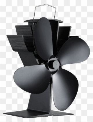 Uk Stove Fans 334 4 Blade Heat Powered Fan - Stove Clipart