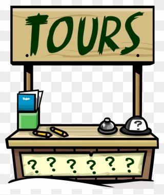 Iran Tour Packages - Club Penguin Tour Guide Stand Clipart