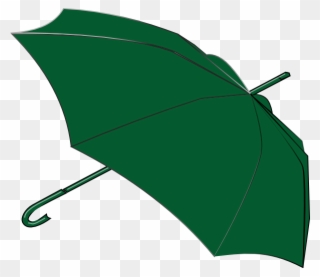 Umbrella Green Clipart - Png Download