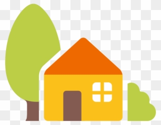 File - Emoji U1f3e1 - Svg - House And Garden Icon Clipart