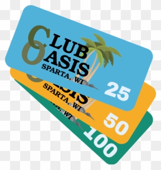 Purchase Your Club Oasis Gift Card Today It's The Perfect - Money Clipart
