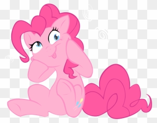 Pinkie Pie Face Smoosh Step - Pinkie Pie Silly Clipart