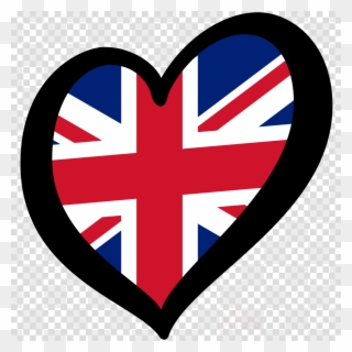 United Kingdom Eurovision Heart Clipart United Kingdom - United Kingdom Eurovision Heart - Png Download