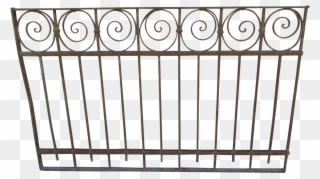 Antique Victorian Iron Gate Window Garden Fence Architectural - Doppeltor Gartentor Flügeltor Metall Telis Clipart
