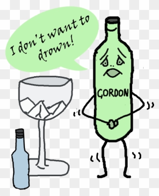 How To Save Gordon From Drowning And Make The Perfect - Have A Gin On Your Birthday Clipart