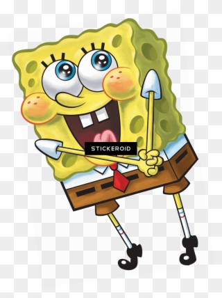 Spongebob In Love - Sponge Bob Square Pants Clipart