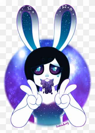 Puking Out The Galaxy - Galaxia Bunny Clipart