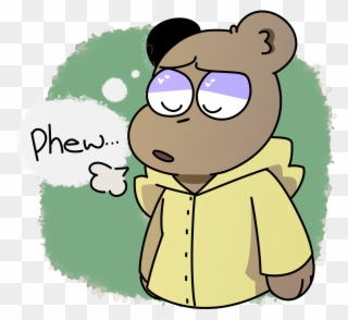 Grizz Must've Been Exhausted After That Whole Ordeal - We Bare Bears Clipart
