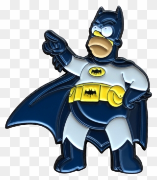 Data Classic Homer Bat Pin - Data Clipart