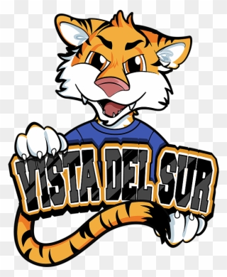 Vista Del Sur School Tiger - Vista Del Sur Accelerated Academy Logo Clipart