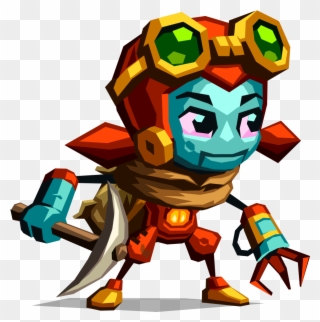 Steamworld Dig 2 Dorothy With Pickaxe - Steamworld Dig 2 Png Clipart