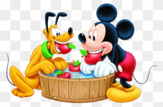 Free Png Mickey Mouse And Pluto Png Images Transparent - Mickey Mouse And Friends Png Clipart