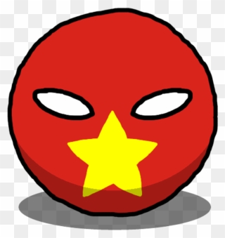 Vietnamball Countryballs Vietnam Vietnamese Communism Clipart