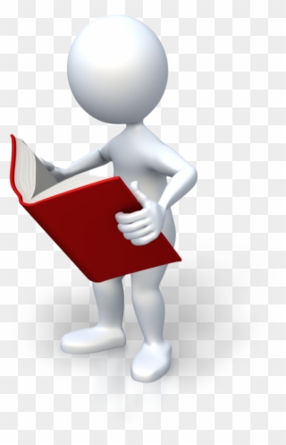Stick Figure Reading Png Clipart