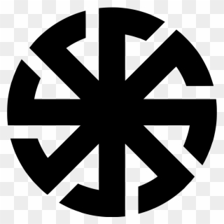 Swastika Kolovrat Or In Polish Kołowrót Represents - Pan Slavic Symbol Clipart