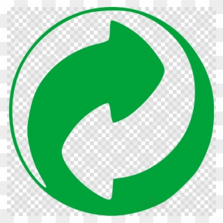 Green Dot Clipart Green Dot Recycling Symbol - Icon - Png Download